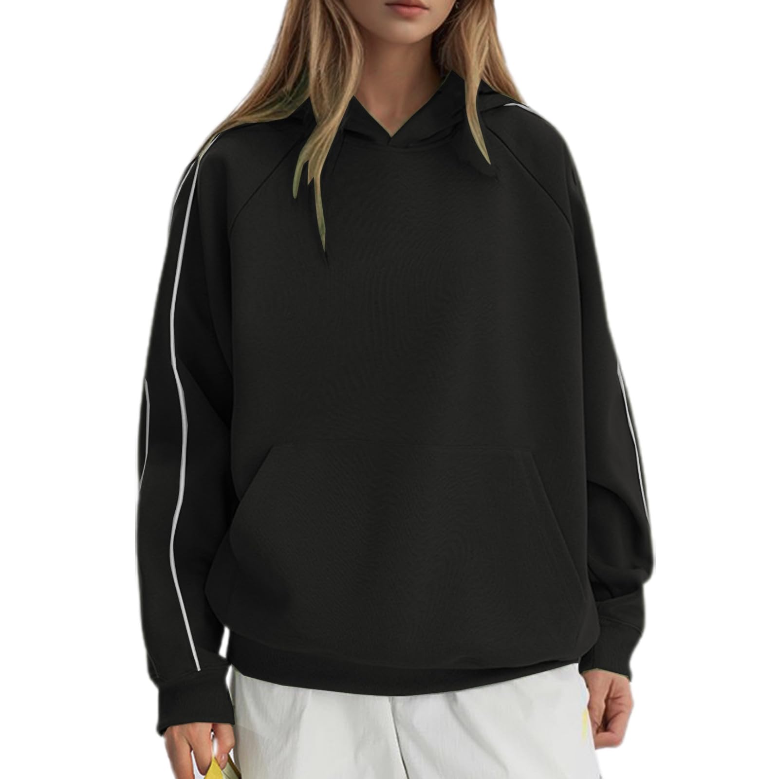 Sudadera unisex de algodón puro que soluciona el frío sin perder el estilo urbano 8