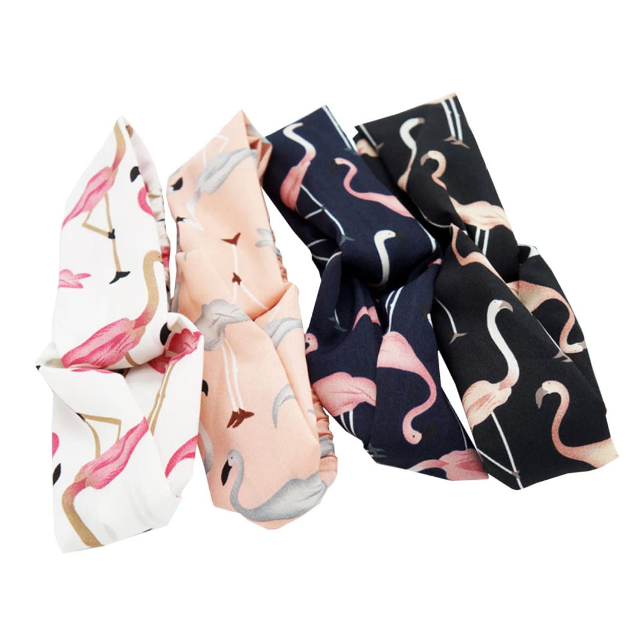 LIFKOME 18pezzi Fasce Per Flamingo Accessori Per e Ragazze Fasce Elastiche Incrociate Casual e Confezione Random