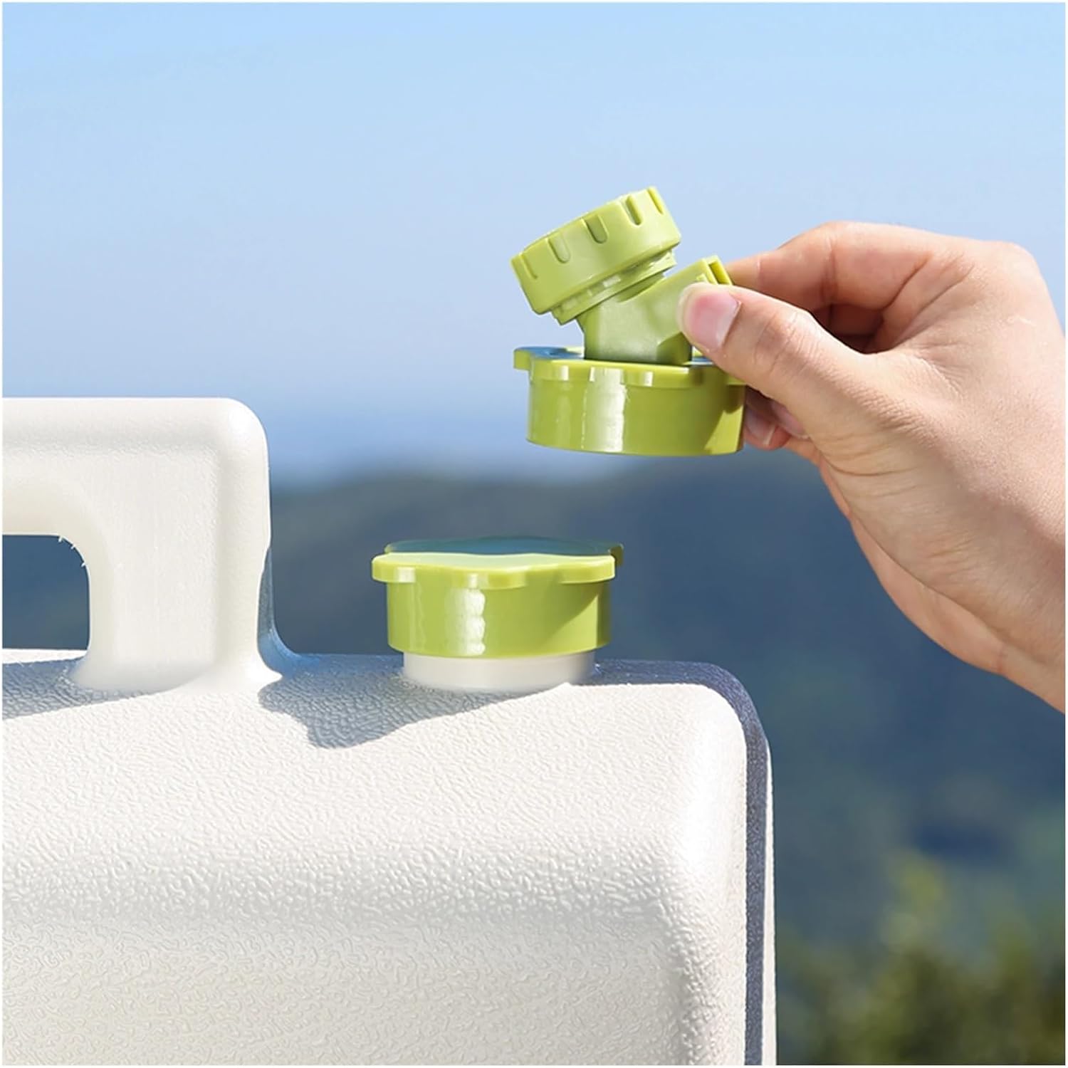 20L with Detachable Faucet Portable Tank Large Capacity Drinking Bucket for Vehicle Car Camping