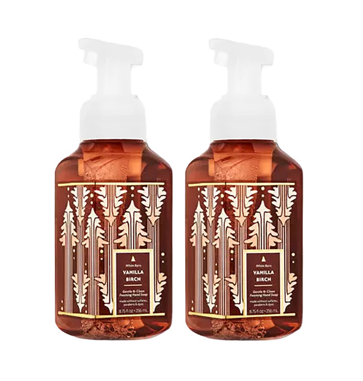 Bath and Body Works Gentle & Clean Foaming Hand Soap 8.75 Ounce 2-Pack (Vanilla Birch)