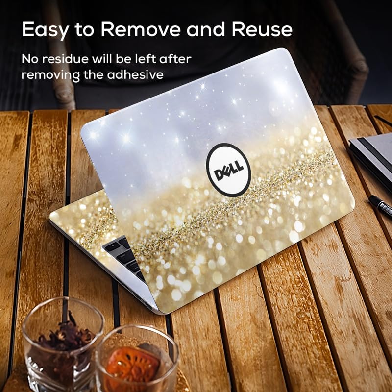 Image of Galaxsia DSGN 310 Full Body Laptop Skin Bubble-Free| Laminated & Removable | HD Quality Sticker for Laptops Upto 15.6 Inches Compatible with DELL