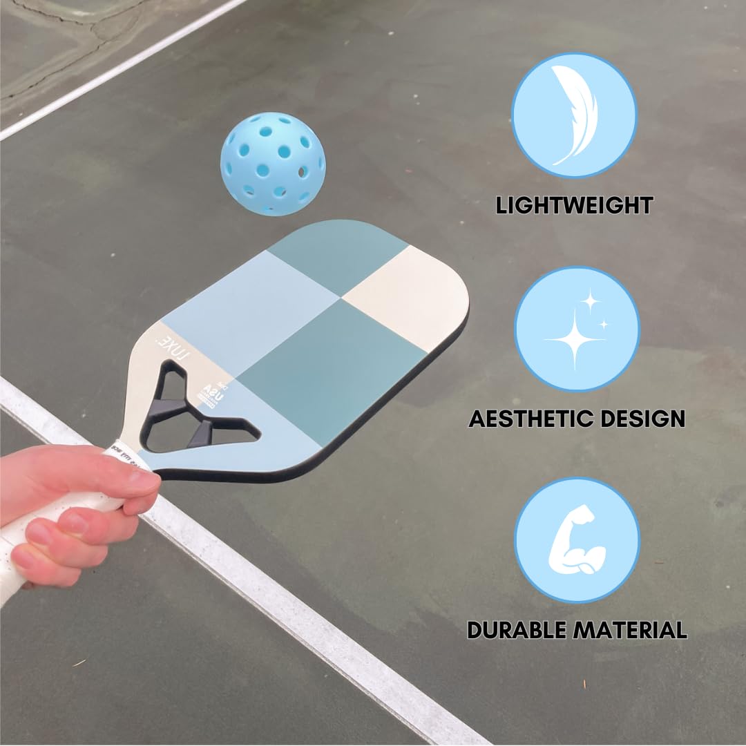 LUXE Pickleball-Bälle – 3er Pack Für Outdoor, Weich & Leise, In Pink