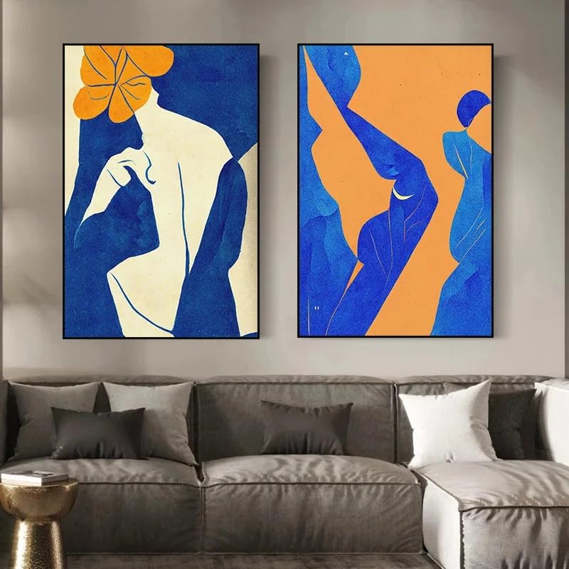 Affiches botaniques Matisse Henri Femme bleue pour sublimer le design de votre chambre à coucher
