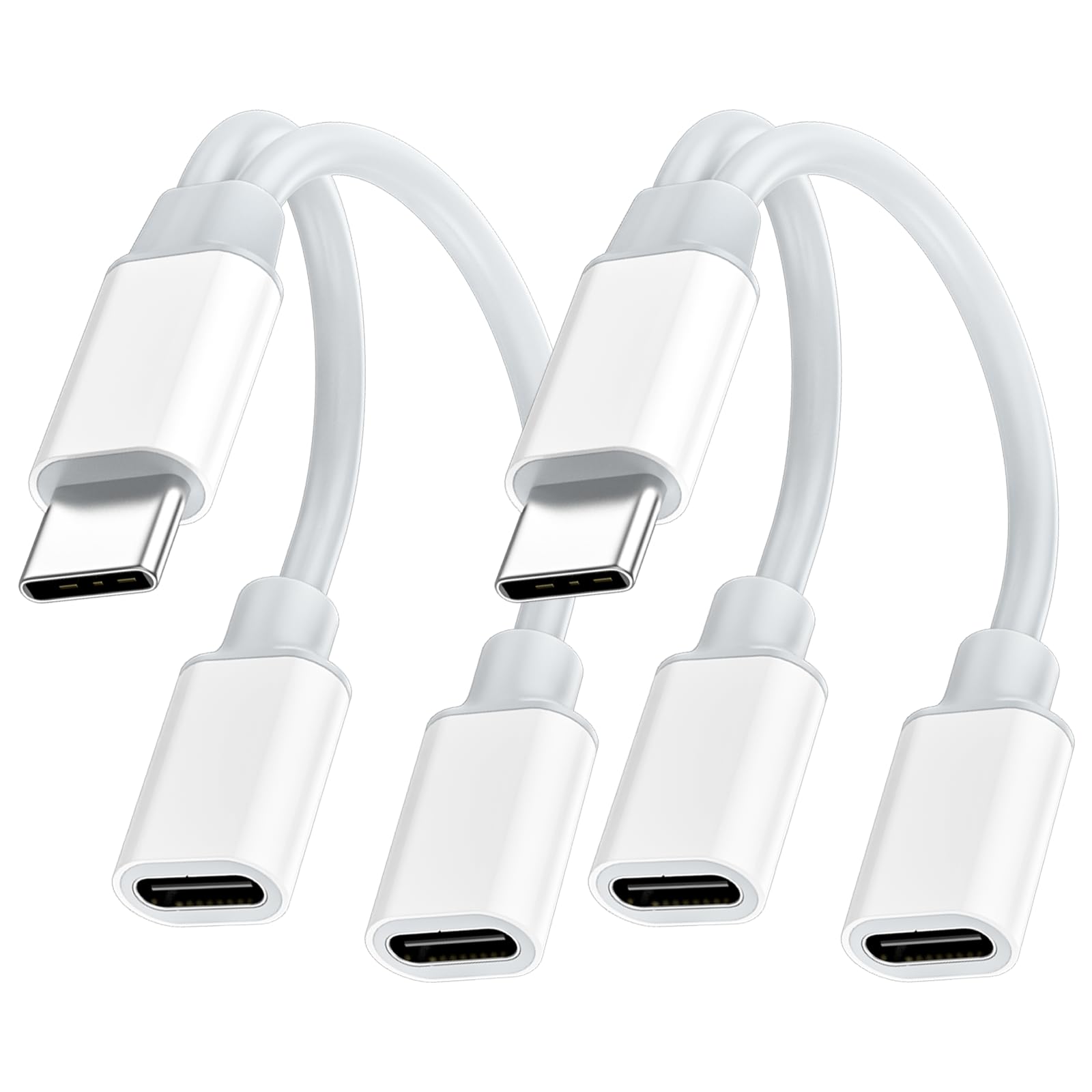 Usb C Headphones Dual USB C Headphone & Charger Adapter - 2-in-1 ...