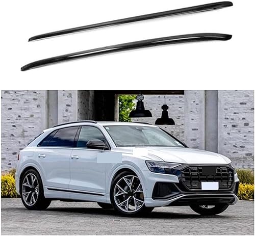 Miniatura 2 de Roof Rack Compatible with Audi Q8 SQ8 RSQ8 2019 2020 2021+ Aluminum Alloy Rails Bar Luggage Carrier Bars Top Bar Racks Rail Boxes