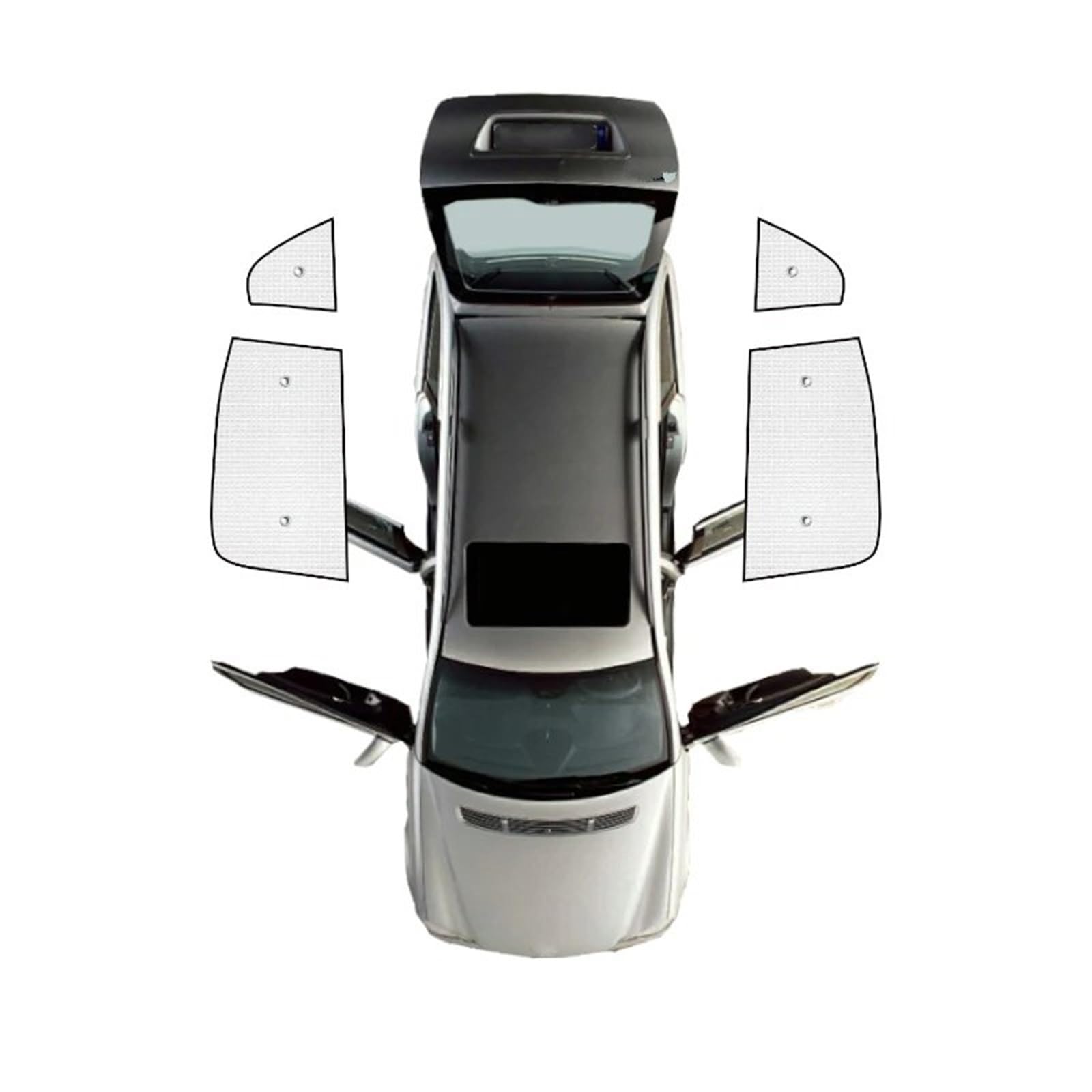 Parasol magnético Coche para Toyota para Rav4 para XA40 2013~2018 Visera De Ventana Parasoles Frontales Laterales Cubierta De Protección UV Cortinas A Prueba De Sol Parasol de Coche (Color : 4pcs)