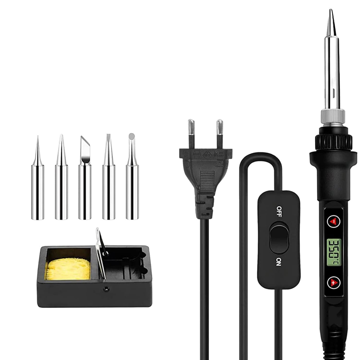 See full amazon price history chart for Serplex AC Soldering Iron Kit With 5 Different Soldering Tips & 1 Roll Solder Wire, 80W/220V Temperature Adjustable Soldering Iron With Digital Display Screen, Temperature Range 200-500°C Serplex AC Soldering Iron Kit With 5 Different Soldering Tips & 1 Roll Solder Wire, 80W/220V Temperature Adjustable Soldering Iron With Digital Display Screen, Temperature Range 200-500°C (B0C5SLKXY2) Amazon Price History, Amazon Price Tracker