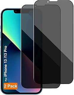Designed for iPhone 14 Screen Protector,for iPhone 13/13 Pro Privacy Screen Protectors,Tempered Glass Anti-Spy [Case Friendly] [Anti Scratch] [Full Coverage] [2-Pack] for iPhone 14/13/13 Pro 6.1 Inch
