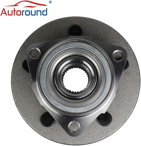 Miniatura 4 de Autoround Par 515017 Buje de rueda delantera y montaje de cojinete de repuesto para Ford F-150 97-00 con 4x4 4WD 5-Lug 2-Wheel ABS