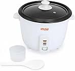 IMUSA USA GAU-00012 Electric NonStick Rice Cooker 5-Cup (Uncooked) 10-Cup (Cooked), White