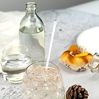 Vista 3 de 50 piezas de palitos mezcladores de plástico transparente, cake pops de cristal, agitadores para bebidas de cóctel y café, palitos para revolver
