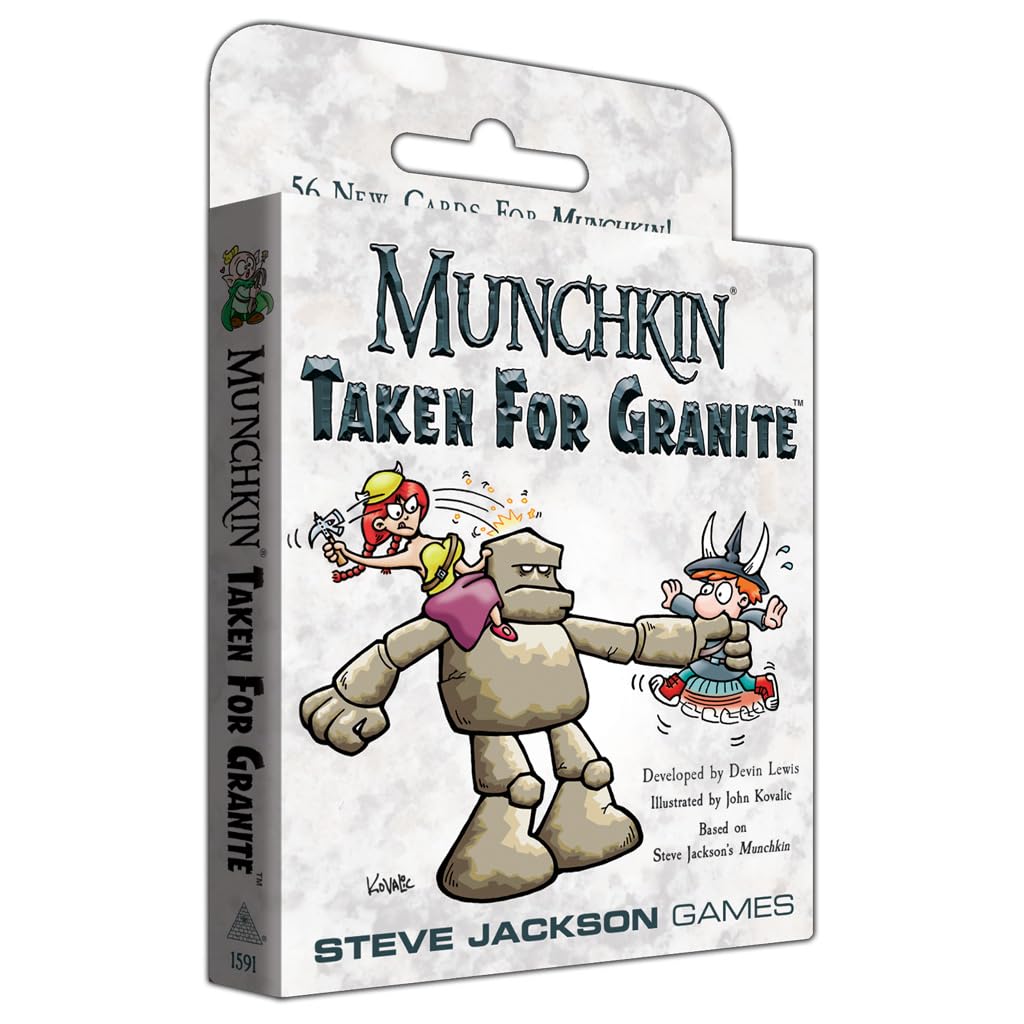SJG Munchkin Taken for Granite - 戦略ゲーム - 3~6人のプレイヤー、対象年齢14歳以上。