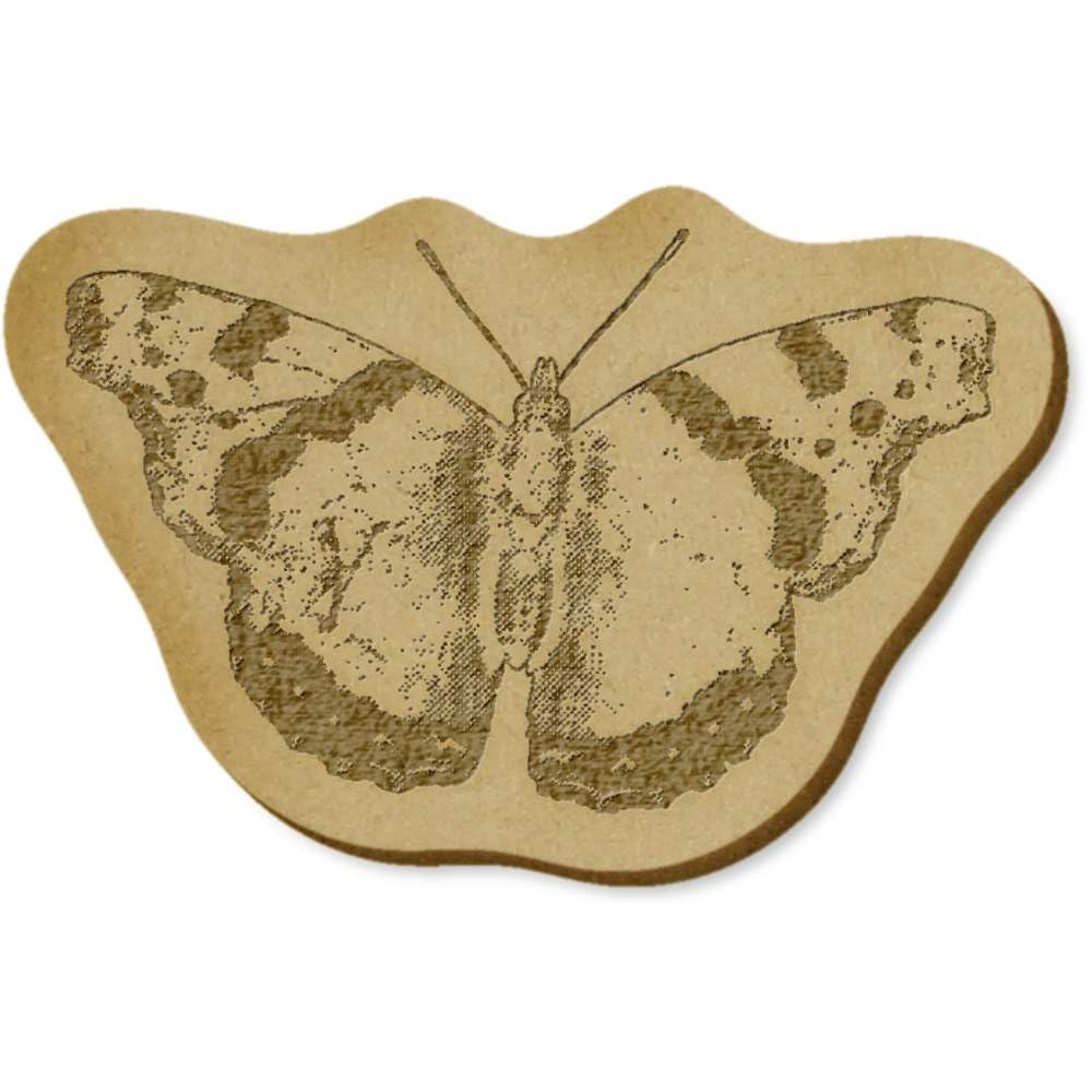 6 x 'Red Admiral Butterfly' MDF Craft Embellishments (EB00029131)