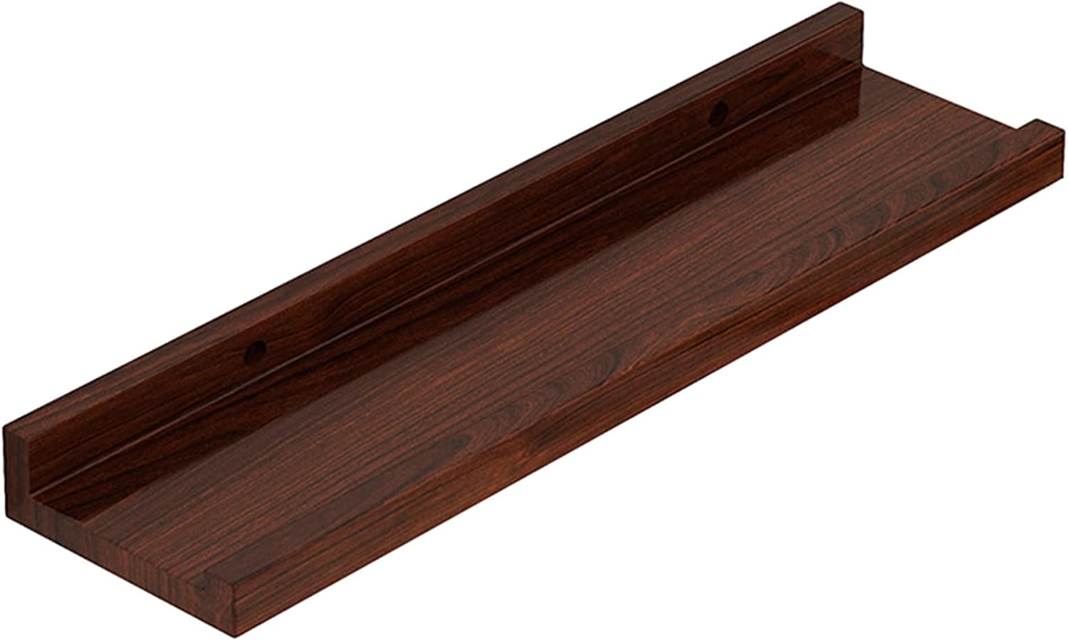 Wood Wall Mounted Shelf Bathroom Cosmetic Storage Stand Rack for Displaying Books and Decorative Items Office Decoration Shelf