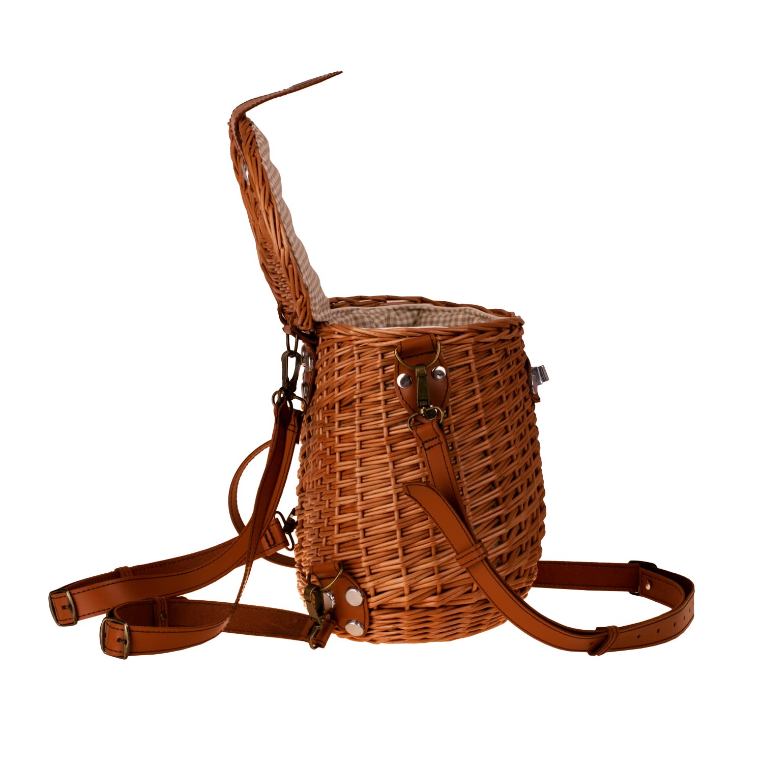 Korbtasche aus Weide geflochten Flechttasche mit dem Tragegurt aus Leder Damentasche aus Korbgeflecht Schultertasche Strandtasche Rucksack