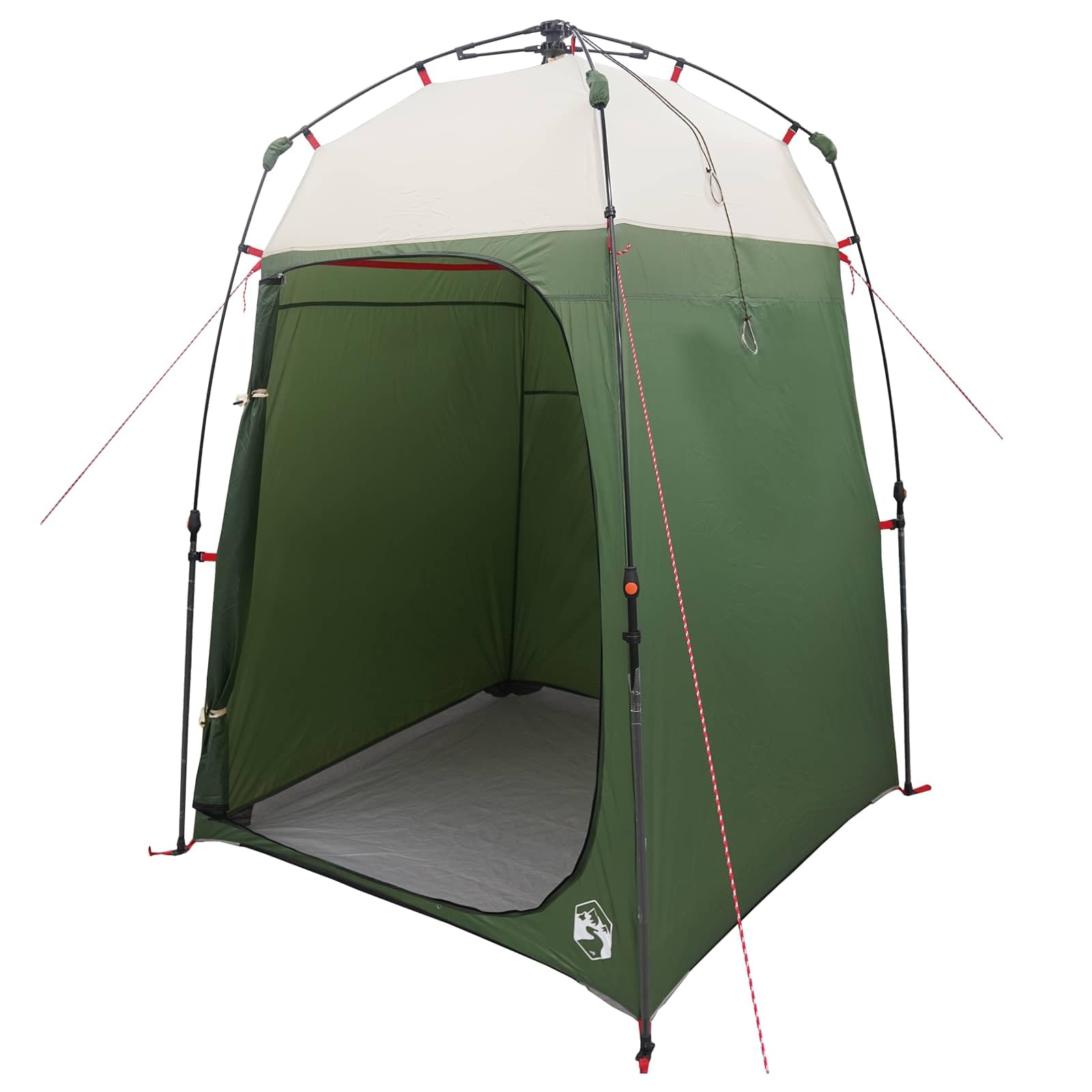 vidaXL Instant Tent 2-Person Quick-Release Green 160 x 160 x 227 cm, Camp Shower Shelter, Portable Bath Tent, Foldable Camping, Collapsible Outdoor Privacy, Quick Setup Washroom Solution