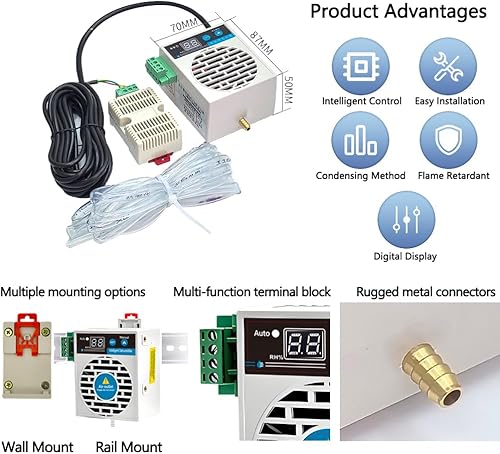 Miniatura 3 de Deshumidificador automático pequeño para tienda de campaña, caja eléctrica, armario de almacenamiento, armario, caja fuerte, kit de
