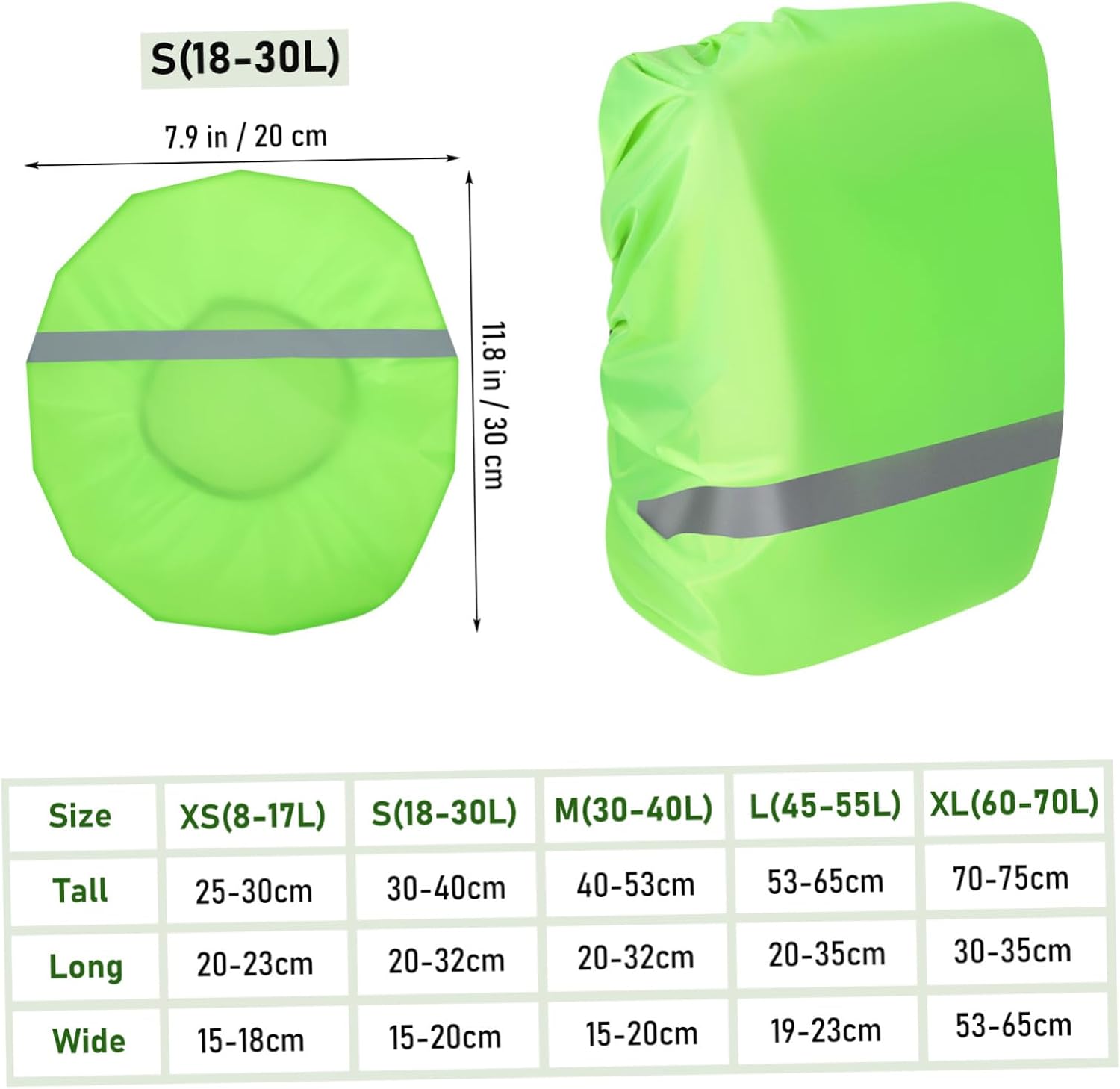 3pcs Backpack Rain Covers Rainproof Shield for Packs Lightweight Easy to Use Elastic Design for Quick Application for Outdoor Adventures