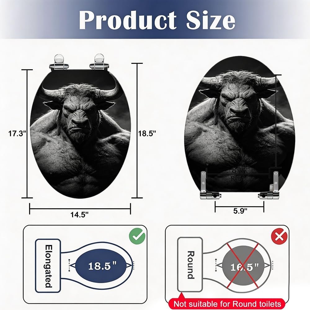 Sedile WC A18, misura standard, per uso bagno