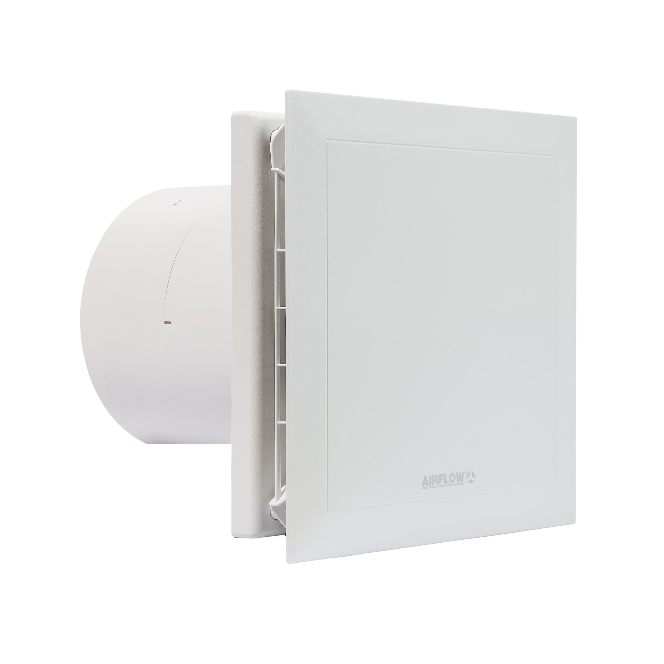 Airflow Quietair 90000456 parete estrattore ventola silenziosa, 10 W, 230 V, bianco, 150 mm