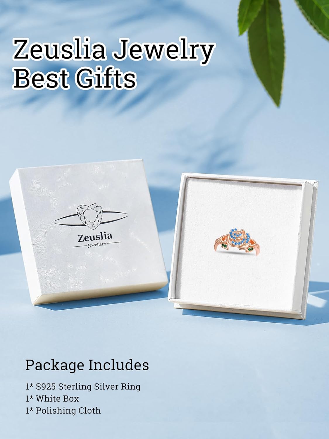 Birthday Gifts Birthstone Rings for Women 925 Sterling Silver Birthstone Rings Anchor/Tree of Life/Snake/Rose Cross Faith Religous Jewelry Gift for Wife Mom Grandma