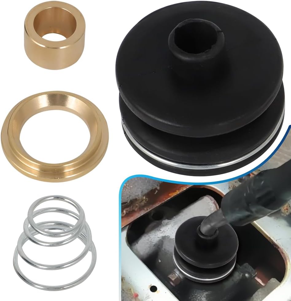 for 1989-98 Geo Tracker Suzuki Sidekick 5 Speed Shifter Repair Kit Shifter Lever Repair Kit Transmission Shift Lever Bushing + Boot+Spring