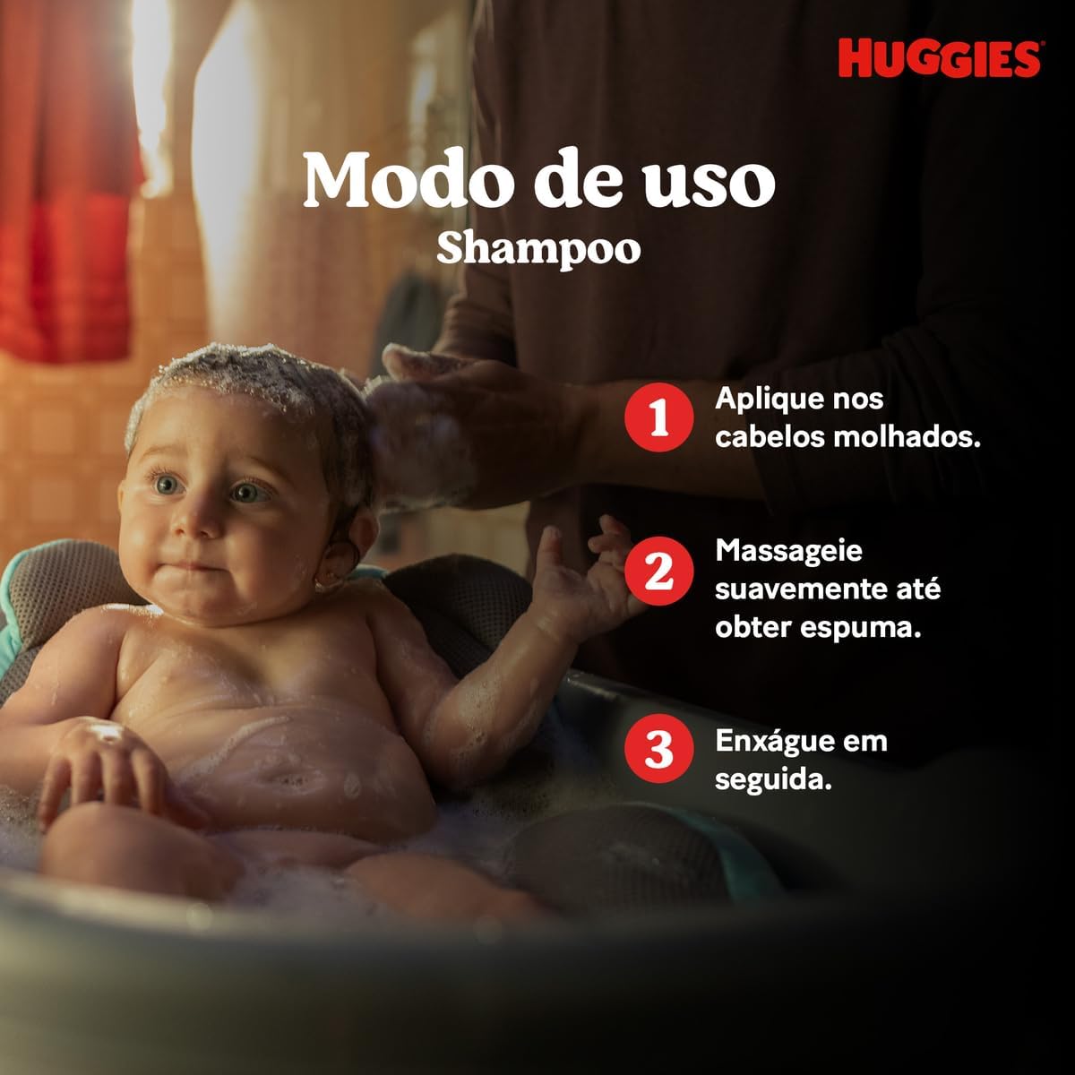Shampoo Infantil Huggies Chá de Camomila - 200ml