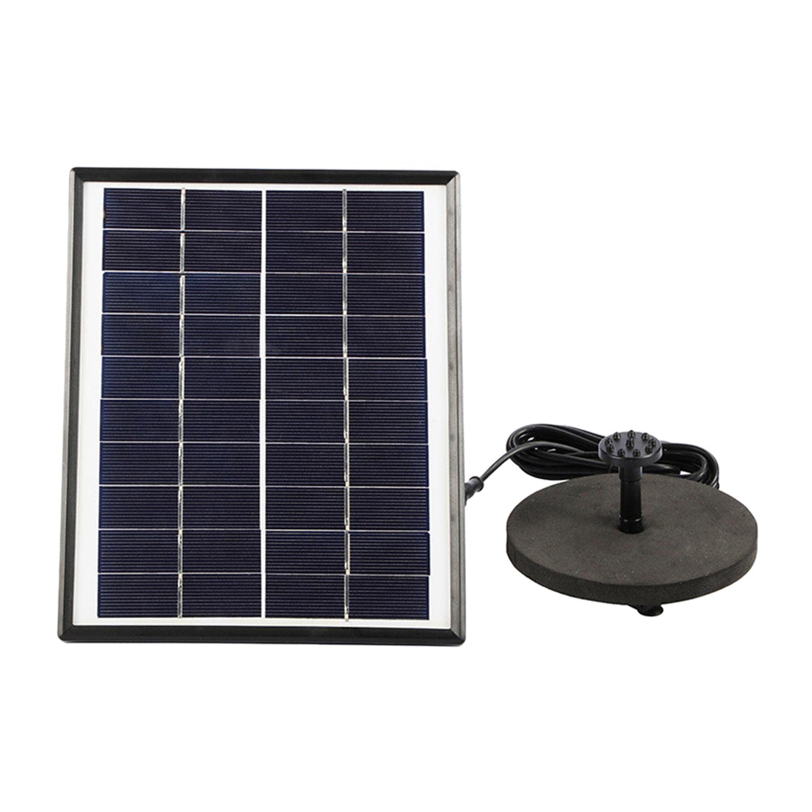 Bomba de agua solar 12V con panel flotante automático para estanques y baño de aves