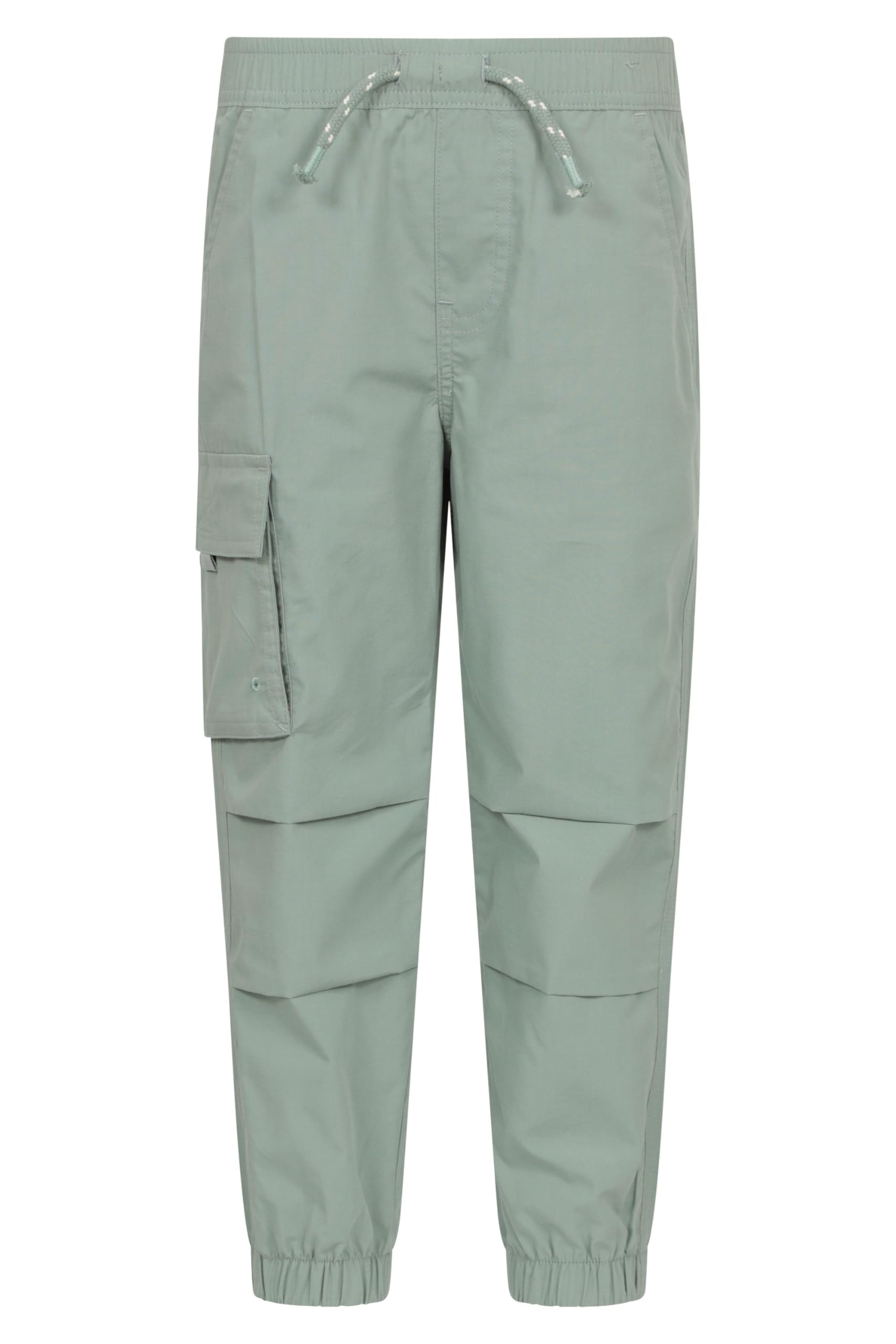 Mountain Warehouse Active Kids Trousers - Lightweight, Fast Drying All Season Pants, Shrink & Fade Resistant Casual Bottoms - for Spring Summer, Travelling, Camping Pale Green 11-12y