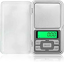 Thermomate Mini Pocket Weight Scale Digital Jewellery/Chem/Kitchen Small Weighing Machine with Auto Calibration, Tare Full Capacity, Operational Temp 10-30 Degree (200/0.01 g) Multicolor