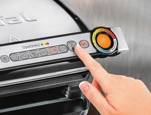 Grill TEFAL Optigrill Plus GC718D10 6 programmes automatiques Plaques antiadhésives - vue 4