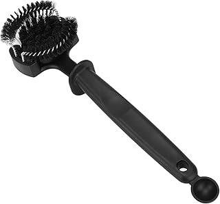Coffee Machine Brewing He Ad Brush, Plastic Removable Maker Cleaning Brush Tool with a Water Baffle Steam Coffee Machine Grouphead Brush (51MM)