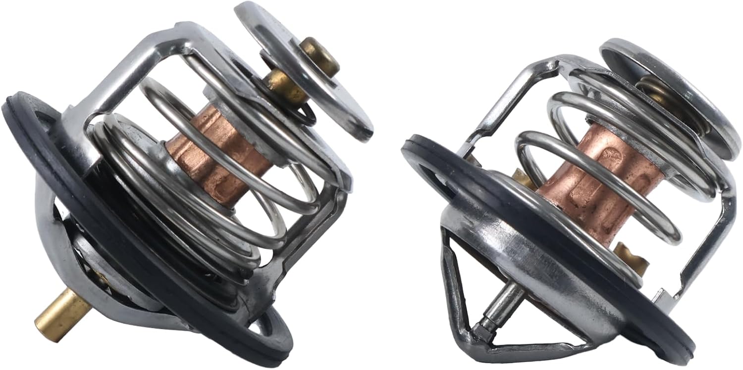 FridayParts Thermostat 8-97602048-2 8-97602393-1 8976023931 8976020482 Compatible for Isuzu 6HK1 Hitachi ZX330-3 ZX350H-3 ZX350K-3 ZX350L-3 ZX360LC-HHE Replacement