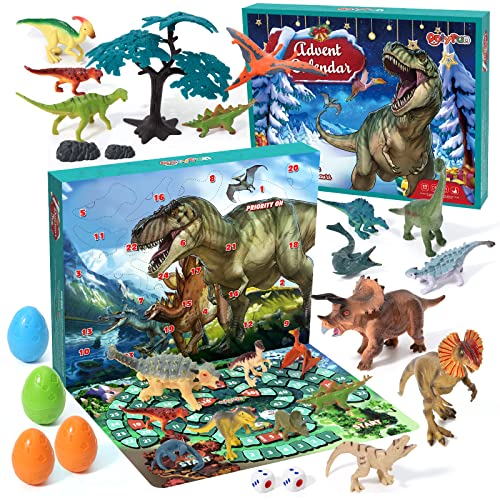 Calendrier de l'avent 2022 Enfant, Calendrier de l'avent Garçon, Dinosaure Jouet, Jouet Garçon 3 4 5 6 7 Ans, Jouet Enfant 3 4 5 6 7 Ans, Cadeau Garçon 3 4 5 6 7 Ans Cover
