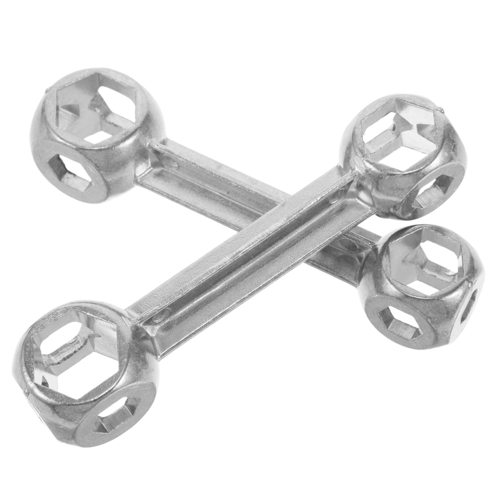 BESPORTBLE Versatile Bicycle Tool Kit 2pcs Compact Hexagon Spanner Wrench for Bike Scooter and Motorcycle