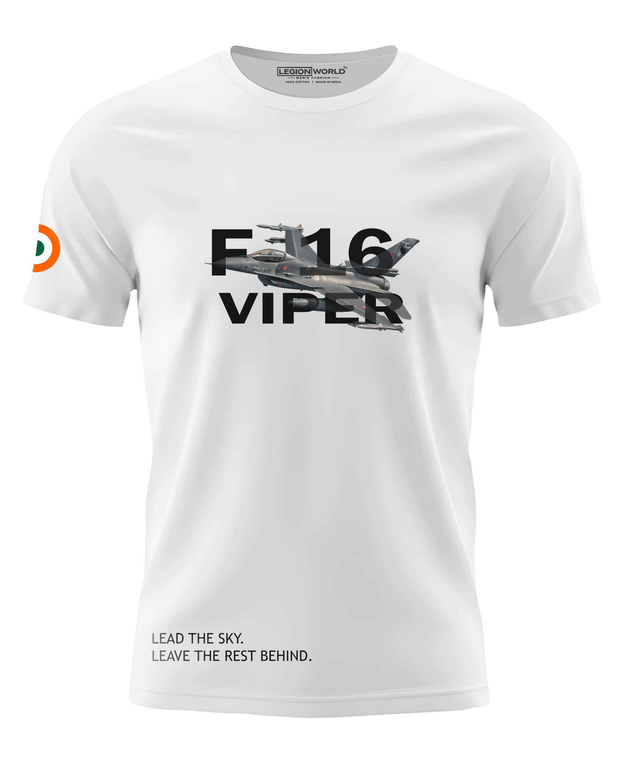 Men's Fighter Jet Printed T-Shirt | 100% Pure Cotton 180 GSM | Round Neck Half Sleeve Regular Fit | Military Aircraft Graphic Casual T-Shirt for Men-picture-32