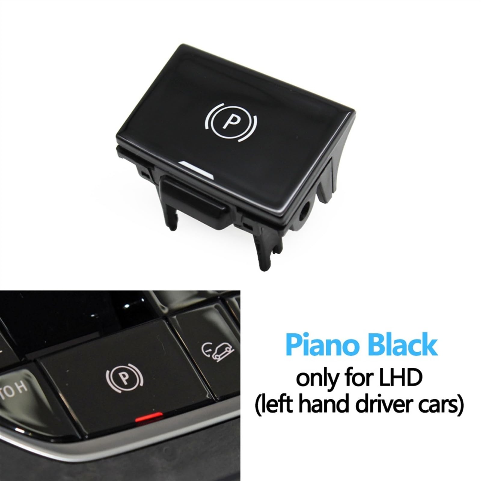Interruttore Freno A Mano Compatibile Con BMW Serie 1 2 3 4 F40 F44 G20 2019-2023 G26 G01 G02 G05 G06 G07 G29 Pulsante Interruttore Freno A Mano Elettronico Per Auto (Color : 1)