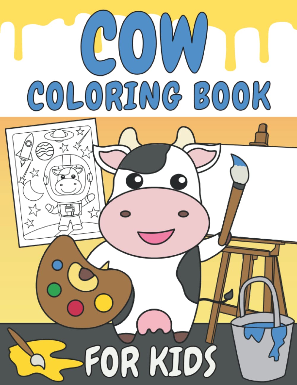 Cow Coloring Book for Kids: With Fun Facts and Activity Pages | Gift ...
