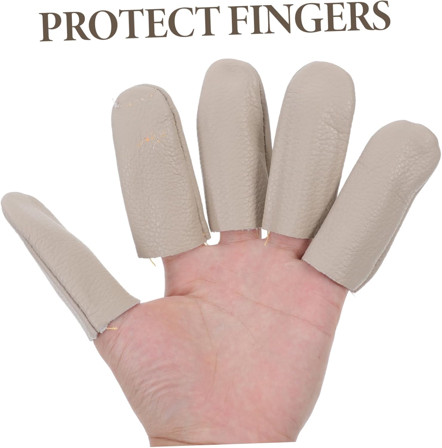 ULTECHNOVO 50pcs Finger Guards Sewing Thimble Heat Insulation for Crafting Carving and Hand Polishing Tasks Comfortable Thumb Protector for Enhanced Dexterity