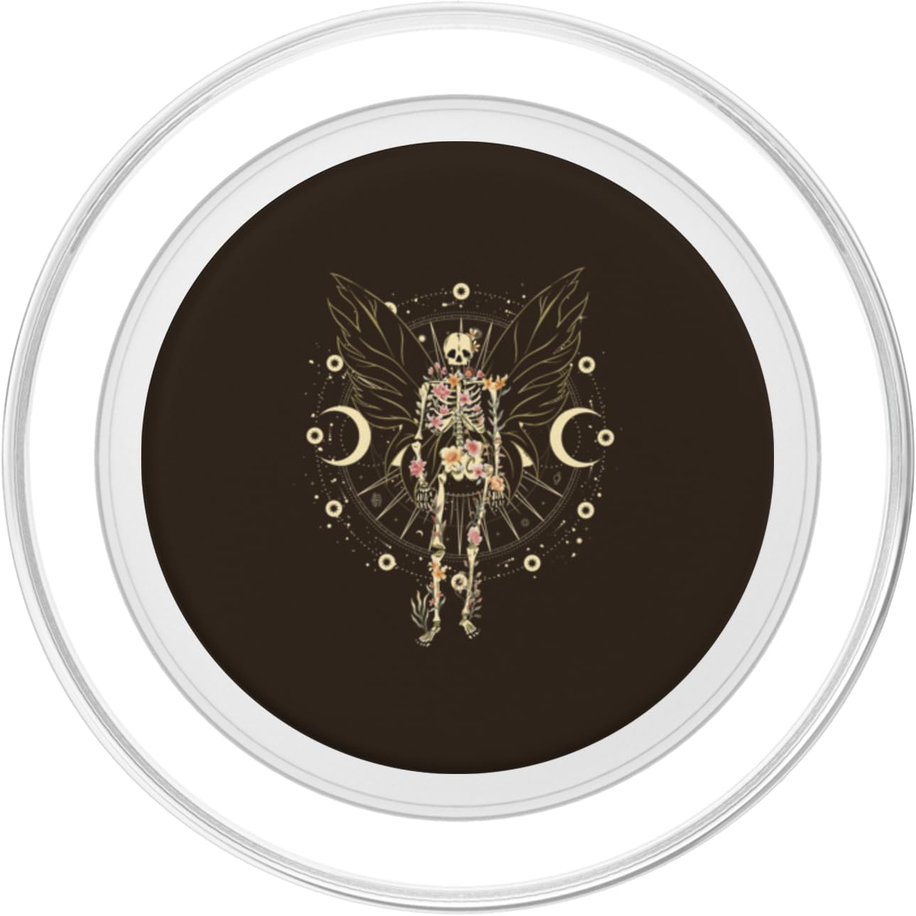Fairy Grunge Fairycore Aesthetic Butterfly Skeleton Gothic PopSockets MagSafe PopGrip for iPhone