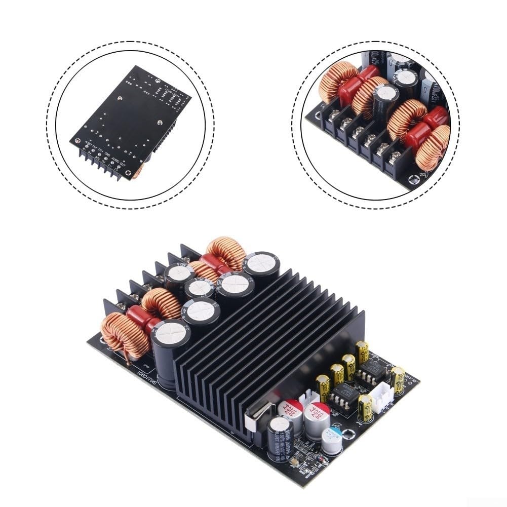 Module amplificateur audio HiFi 600 W | TPA3255 Classe D Double Channel Board | Tension d'entrée CC 19–50 V | Pour améliorer la puissance du système stéréo domestique