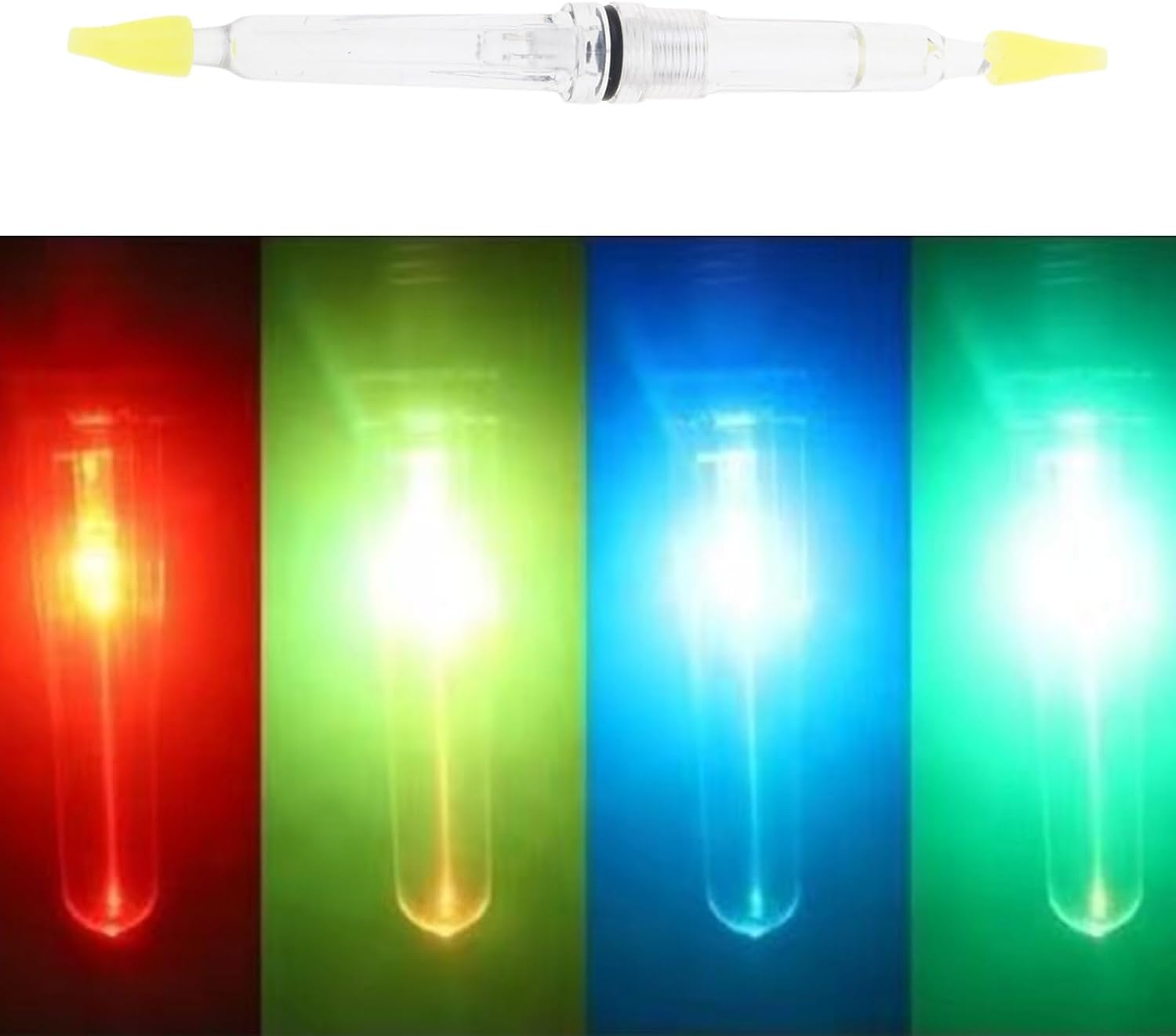 8Pcs Fishing Light Stick Deeply Drops Underwater Fishing Lamp Fish Squid Baits Lure Light Attractive Luminously Glows Stick