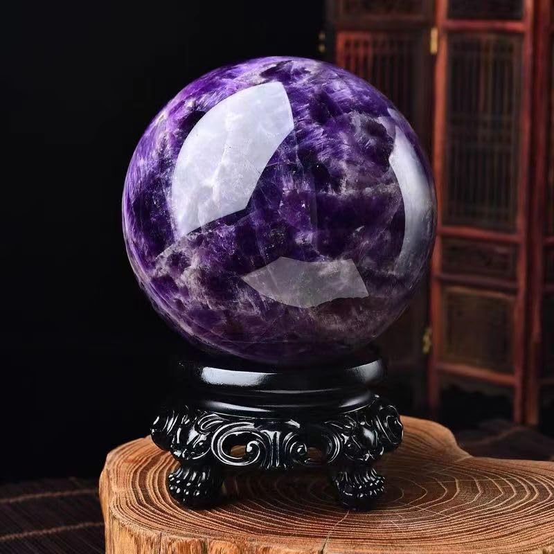 Sphère en améthyste quartz violet pour décoration de table et collection de pierres - 5
