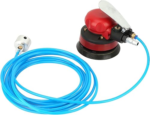 Miniatura 7 de SY-8127 Lijadora neumática de agua 5 "disco práctico pulidor de aire Kit de máquina de pulir con junta de entrada y tubería de agua