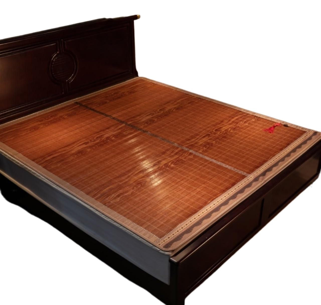 JYBNBBE Mat for Bed Breathable Bamboo Summer Sleeping Mat Cooling Bed Sheet Air Conditioning Folding For Summer (Bruin 1.8 * 2m)