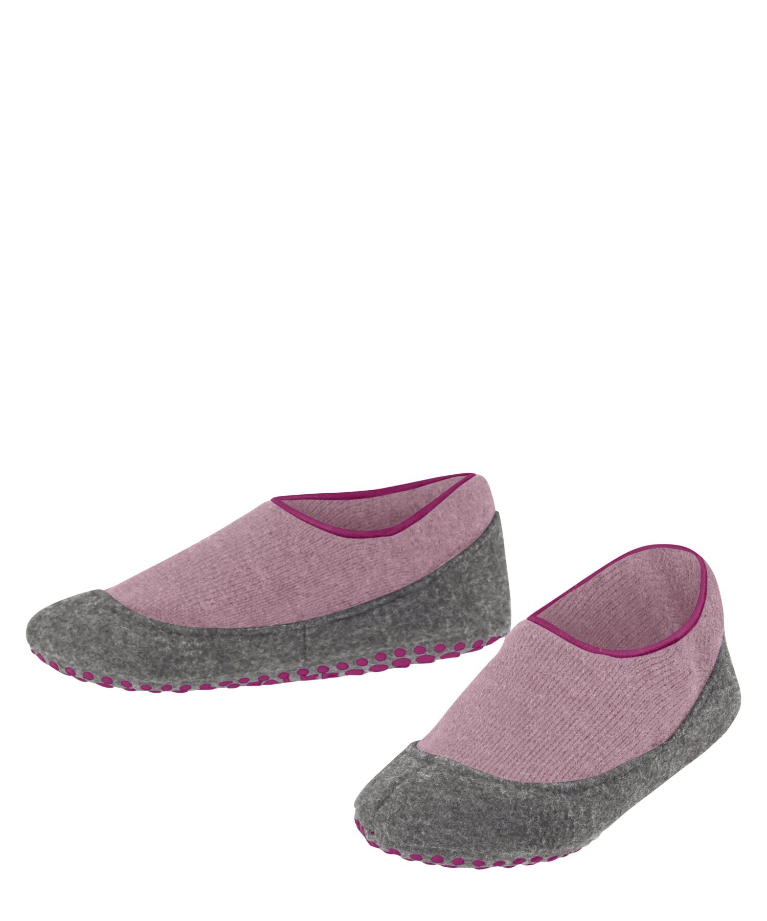 FALKE Cosy Slipper K Hp laine picots sur la semelle 1 paire, Chaussettes Chaussons Mixte enfant, Rose Almond Blossom 8441, 35/​36 EU