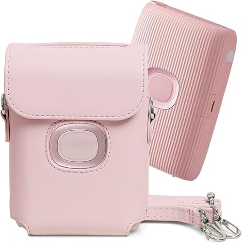 Miniatura 1 de Mini Link 2 Funda para cámara Fujifilm Instax Mini Link 2 Smartphone Accesorios de impresora fotográfica PU cuero bolsa de hombro cubierta