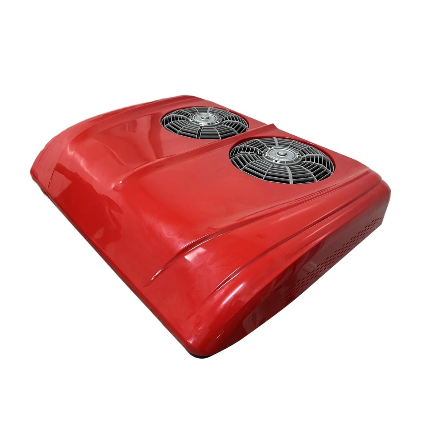 12000BTU Double Brushless Fan Electric Rv Air Conditioner Roof Top Car Conditioning 12V 24V For Motorhome Truck Camper Van Quiet Comfort Highly Efficient Cooling(Red 24V)
