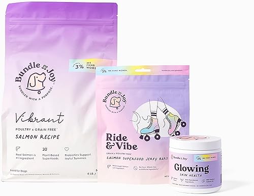 Miniatura 6 de Ride & Vibe - Golosinas para perros, cecina de salmón capturado en la naturaleza, barras de aperitivos, golosinas de entrenamiento para cachorros,