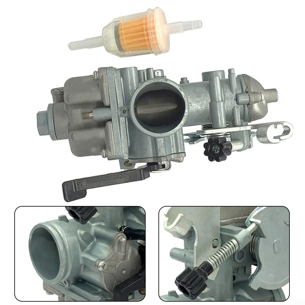 Robuster Metall Vergaser mit Kraftstofffilter für XR350R | für robuste Metallkonstruktion, hohe Hitzebeständigkeit, langlebig für Rennstrecken, OEM 16100-KN5-673 Passform